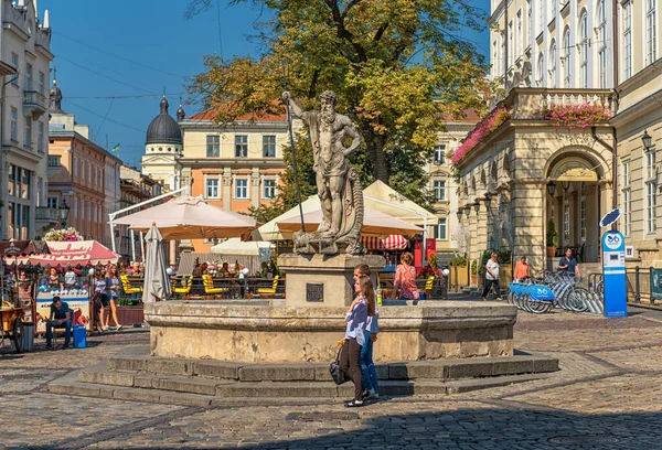 Lviv Ukraine Septembre 2016 Ville Lviv Avec Architecture Locale Les — Photo