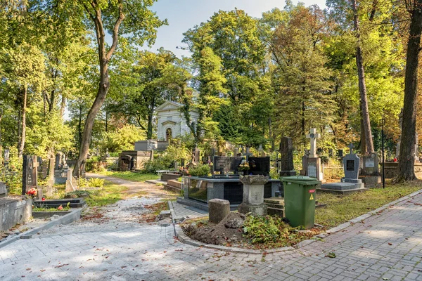 Lviv Ukrajina Září 2016 Lvov City Lychakivský Hřbitov Pamětihodnosti — Stock fotografie