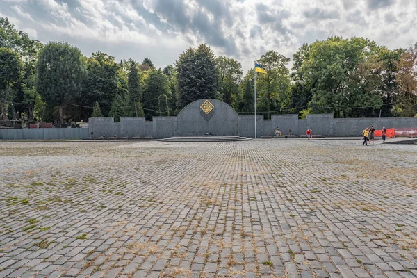 Lviv Ukraine Σεπτεμβρίου 2016 Lviv City Και Νεκροταφείο Lychakiv Μέρος — Φωτογραφία Αρχείου