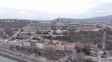 Buda Castle in Budapest, Hungary. Palatial venue for the Hungarian National Gallery displays from Gothic altars to sculpture.