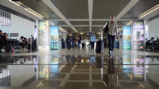 Aéroport International Aurora Guatemala Zone Départ Avec Passagers — Video