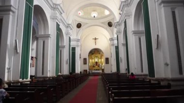 Antigua, Guatemala 'daki Kilise İçi