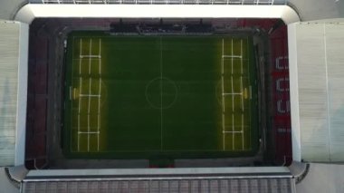 Eindhoven PSV Stadyumu, Eindhoven, Hollanda. Drone Bakış Açısı.