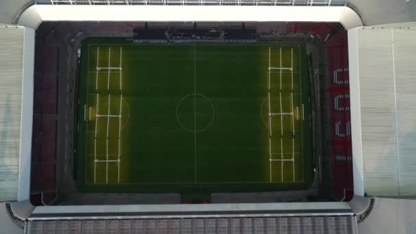 Eindhoven Psv Voetbalstadion Eindhoven Nederland Drone Gezichtspunt — Stockvideo