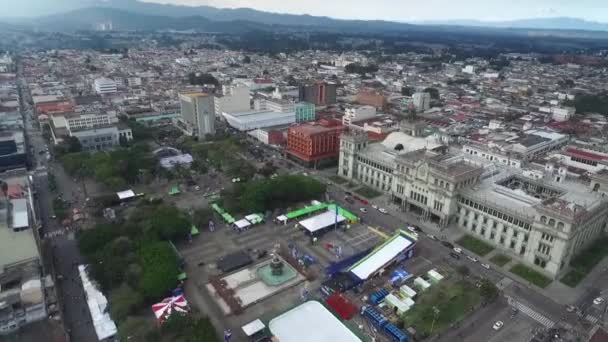 Guatemala City Cityscape Vue Aérienne Point Vue Drone Guatemala — Video