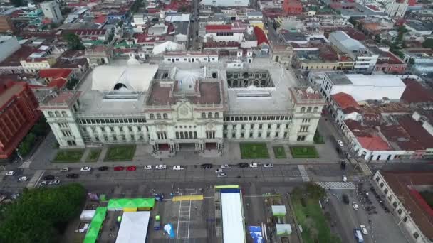 Guatemala Cityscape Flygutsikt Drone Point View Guatemala — Stockvideo