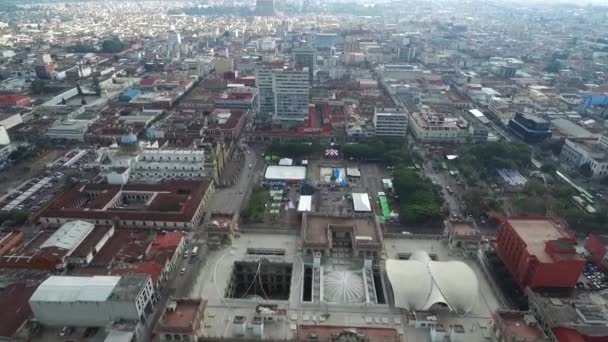 グアテマラ市の景観 空中展望 ドローン ポイント ビュー グアテマラ — ストック動画