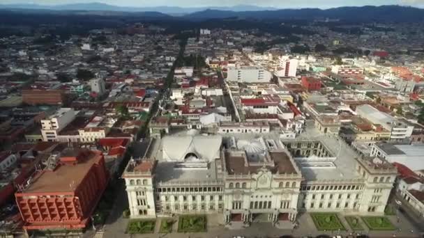 Guatemala City Cityscape Letecký Pohled Drone Point View Guatemala — Stock video