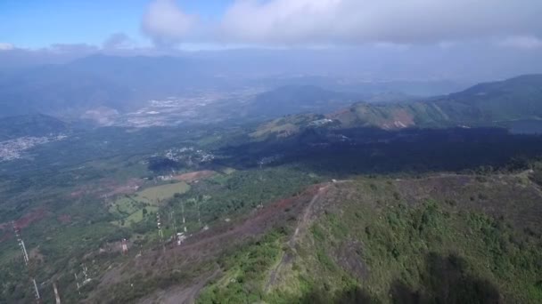 危地马拉的帕卡亚火山美丽的风景和大自然 Drone的观点 — 图库视频影像