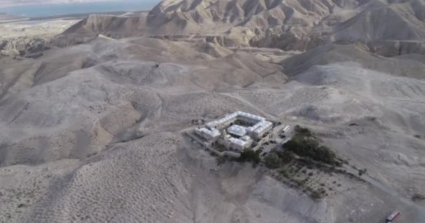 Sitio Mezquita Nabi Musa Desierto Judea Israel Tumba Del Profeta — Vídeos de Stock