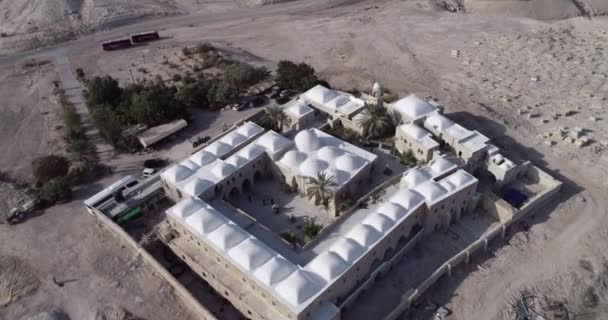 Nabi Musa Site Mosque Judean Desert Israel Tomb Prophet Moses — Stock Video