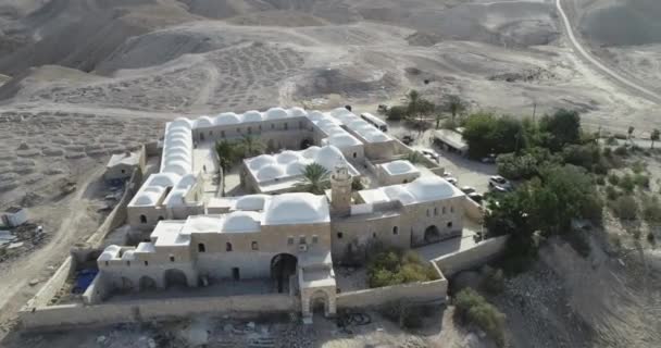 Сайт Набі Муса Мечеть Юдейській Пустелі Ізраїль Могила Пророка Мойсея — стокове відео