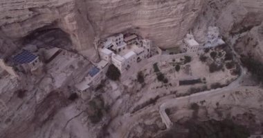 Prat River in Israel. Wadi Qelt valley in the West Bank, originating near Jerusalem and running into the Jordan River near Jericho and the Dead Sea. Nahal Prat, in Judaean Desert.