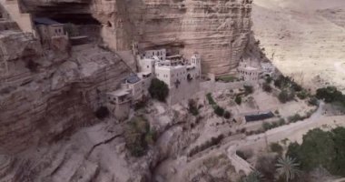 Prat River in Israel. Wadi Qelt valley in the West Bank, originating near Jerusalem and running into the Jordan River near Jericho and the Dead Sea. Nahal Prat, in Judaean Desert.