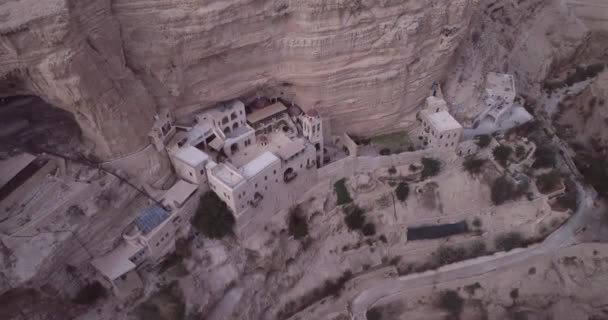 Río Prat Israel Wadi Qelt Valle Cisjordania Que Origina Cerca — Vídeos de Stock