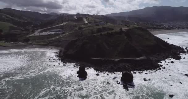 Pacifica Και Linda Mar Πόλη Στο San Mateo County Καλιφόρνια — Αρχείο Βίντεο