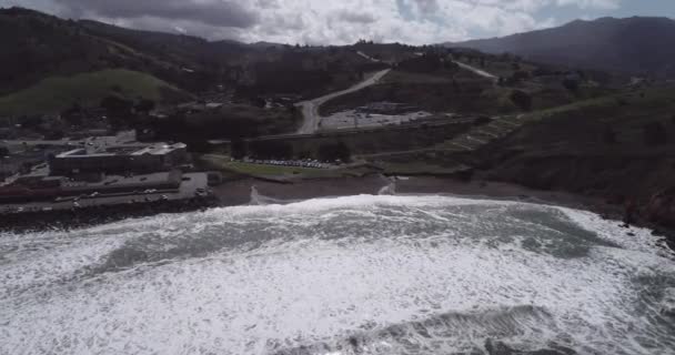 Pacifica Linda Mar Cidade Condado San Mateo Califórnia Costa Oceano — Vídeo de Stock