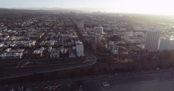 Час Сходу Сонця Санта Моніці Лос Анджелес Штат Каліфорнія Сша — стокове відео