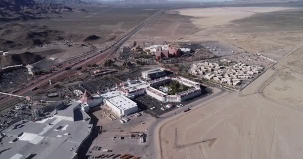 Primm Valley Resort Casino Nevada Прямо Рядом Границей Калифорнии Пустыня — стоковое видео