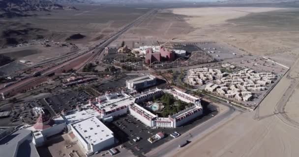 Primm Valley Resort Casino Nevada Proprio Accanto Confine Della California — Video Stock
