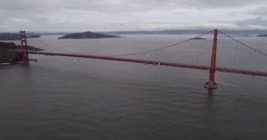 Golden Gate Köprüsü, San Francisco, Kaliforniya, ABD. İHA