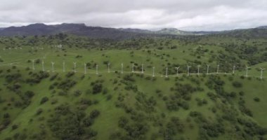 Yukarı Cottonwood Creek Vahşi Yaşam Bölgesi. Los Banos yakınlarında San Luis Barajı 'nda. Kaliforniya mı? ABD. Arka plandaki dağlar. İHA