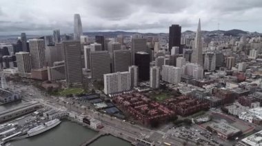 San Francisco Cityscape, Kaliforniya. ABD. İHA