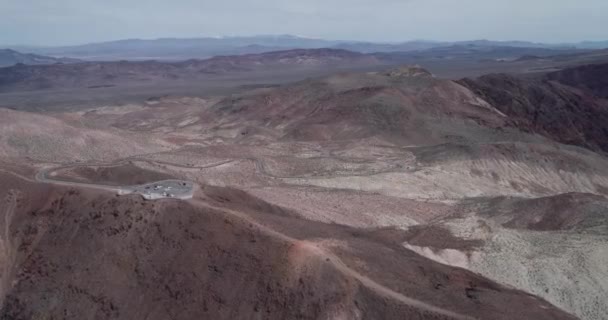 Dante View Death Valley Montanha Área Salgada Fundo Dante View — Vídeo de Stock