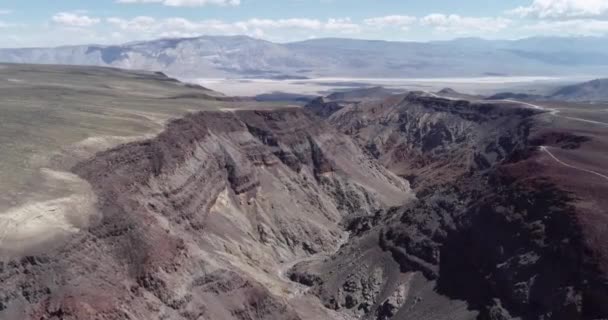 Padre Crowley Pasar Por Alto Death Valley California Montañas Segundo — Vídeos de Stock