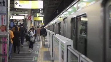 Japonya 'daki Tokyo Metro İstasyonu.