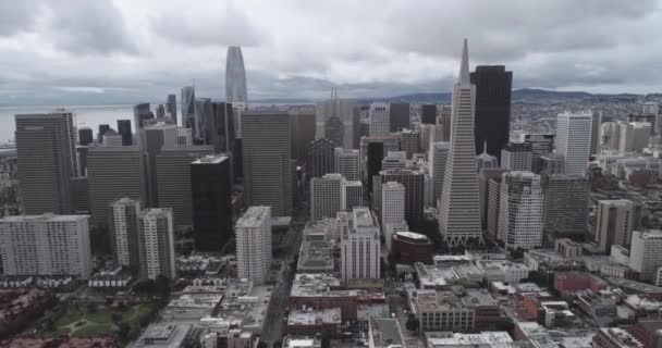 Paysage Urbain San Francisco Quartier Des Affaires Avec Gratte Ciel — Video