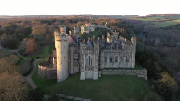 Arundel Castle Arundel West Sussex Engeland Verenigd Koninkrijk — Stockvideo
