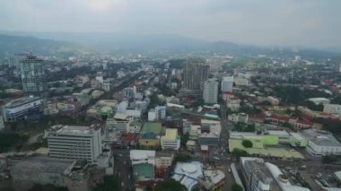 Gökdelenleri ve Yerel Mimarisi olan Cebu Şehri Şehri. Filipinler. Filipinler 'in Merkez Visayas bölgesinde yer alır. İHA