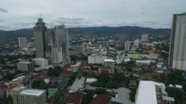 Gökdelenleri ve Yerel Mimarisi olan Cebu Şehri Şehri. Filipinler. Filipinler 'in Merkez Visayas bölgesinde yer alır. İHA