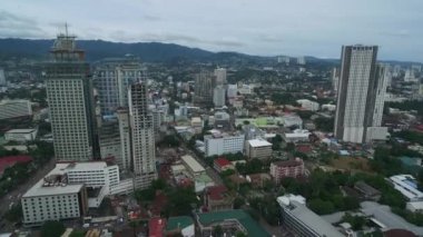 Gökdelenleri ve Yerel Mimarisi olan Cebu Şehri Şehri. Filipinler. Filipinler 'in Merkez Visayas bölgesinde yer alır. İHA