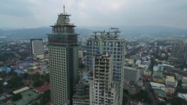 Gökdelenleri ve Yerel Mimarisi olan Cebu Şehri Şehri. Filipinler. Filipinler 'in Merkez Visayas bölgesinde yer alır. İHA
