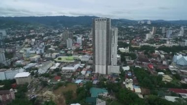 Gökdelenleri ve Yerel Mimarisi olan Cebu Şehri Şehri. Filipinler. Filipinler 'in Merkez Visayas bölgesinde yer alır. İHA