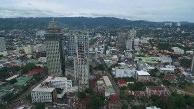 Gökdelenleri ve Yerel Mimarisi olan Cebu Şehri Şehri. Filipinler. Filipinler 'in Merkez Visayas bölgesinde yer alır. İHA