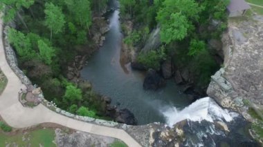 Gadsden, Alabama 'daki Noccalula Falls Parkı ve Kamp Alanı. İHA