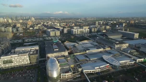 Einkaufszentrum Asia Area Manila City Auf Den Philippinen Skyline Der — Stockvideo