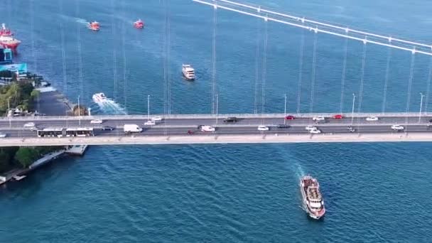 Istanbul Turquie Canal Istanbul Canal Bosphore Pont Bosphore Connus Officiellement — Video