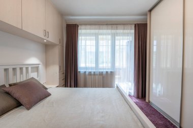 Lüks yatak odası iç mekan, modern ev, güzel iç mekan, geniş yatak odası..