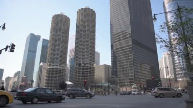 Marina City 2 Binaları Chicago, Illinois, ABD.