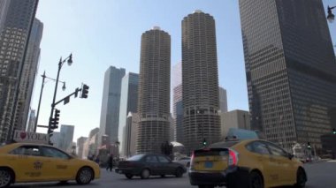 Marina City 2 Binaları Chicago, Illinois, ABD.