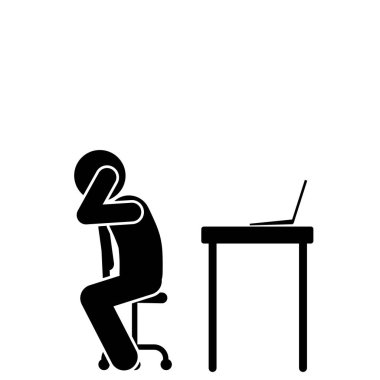 Stickman aşırı çalışmaktan yoruldu