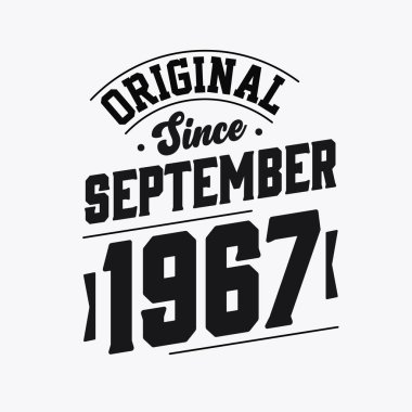 1967 Eylül 'ünde Retro Vintage Birthday' de doğdu.