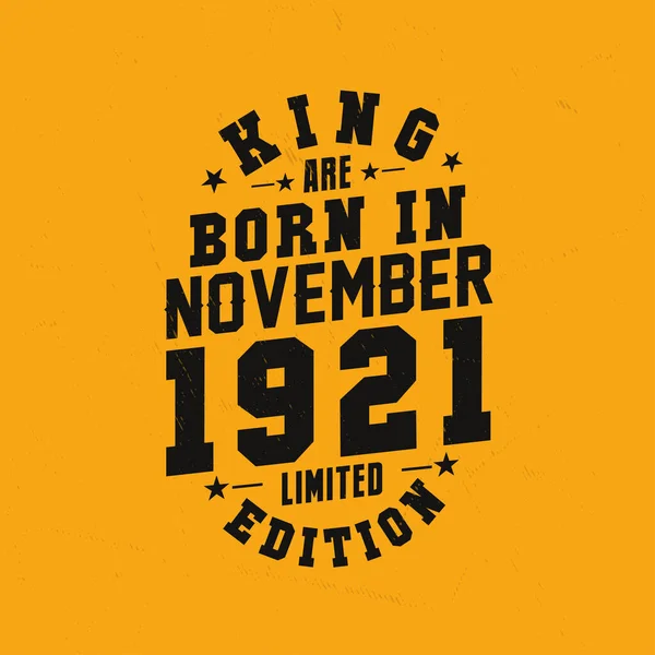 Koning Worden Geboren November 1921 Koning Worden Geboren November 1921 — Stockvector