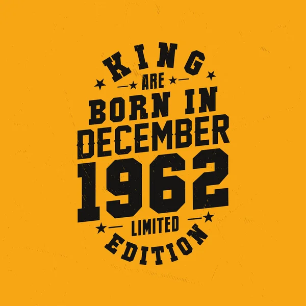 Koning Worden Geboren December 1962 Koning Worden Geboren December 1962 — Stockvector