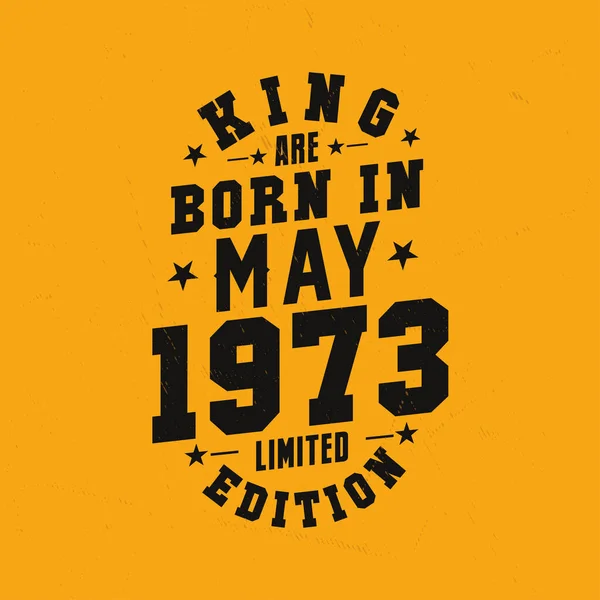 Koning Worden Geboren Mei 1973 Koning Worden Geboren Mei 1973 — Stockvector