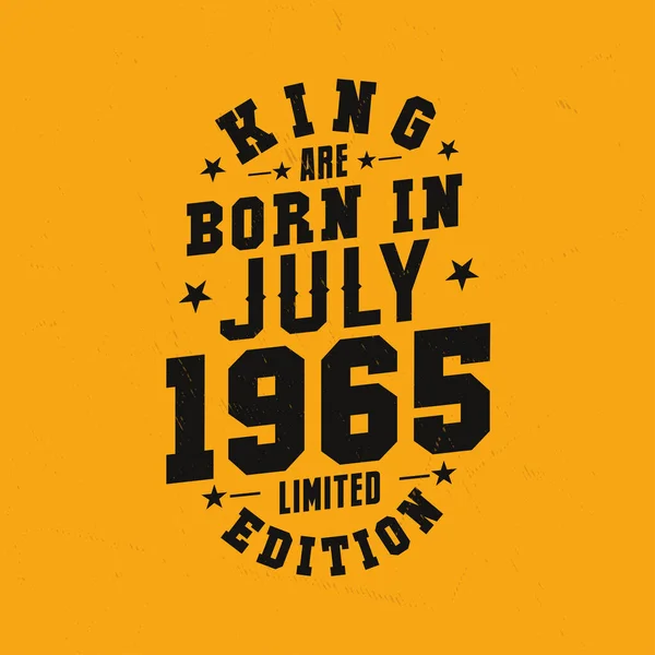 Koning Worden Juli 1965 Geboren Koning Worden Geboren Juli 1965 — Stockvector
